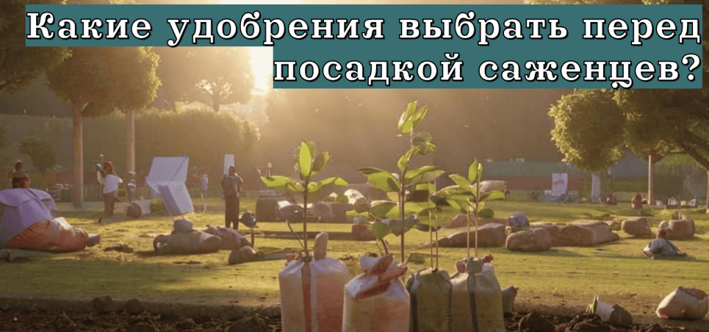Подробнее о статье Какие удобрения выбрать перед посадкой саженцев?