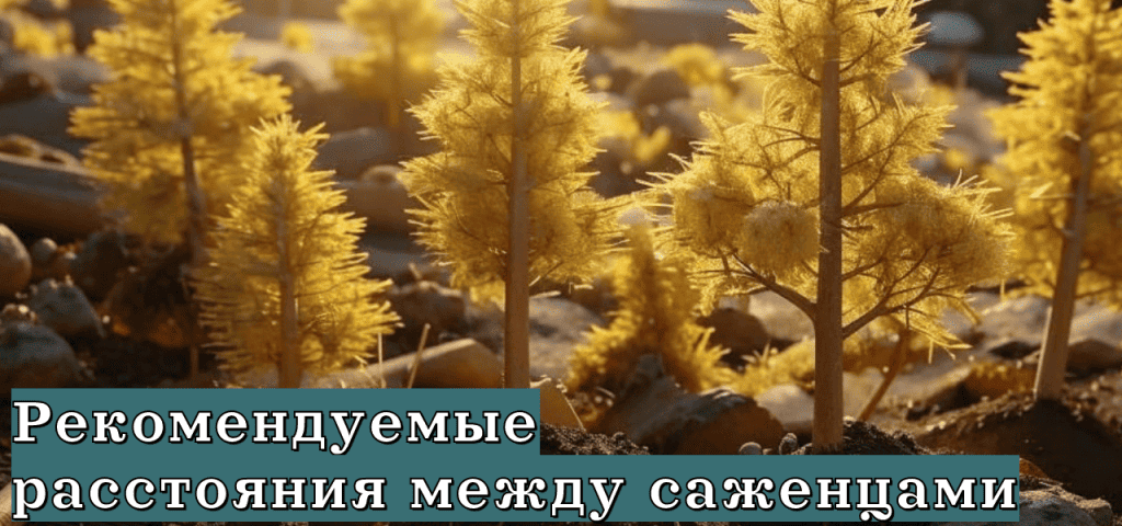 Подробнее о статье Рекомендуемые расстояния между саженцами