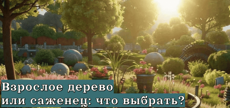 Подробнее о статье Взрослое дерево или саженец: что выбрать?