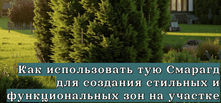 Подробнее о статье Как использовать тую Смарагд для создания стильных и функциональных зон на участке