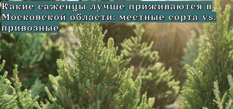 Подробнее о статье Какие саженцы лучше приживаются в Московской области: местные сорта vs. привозные