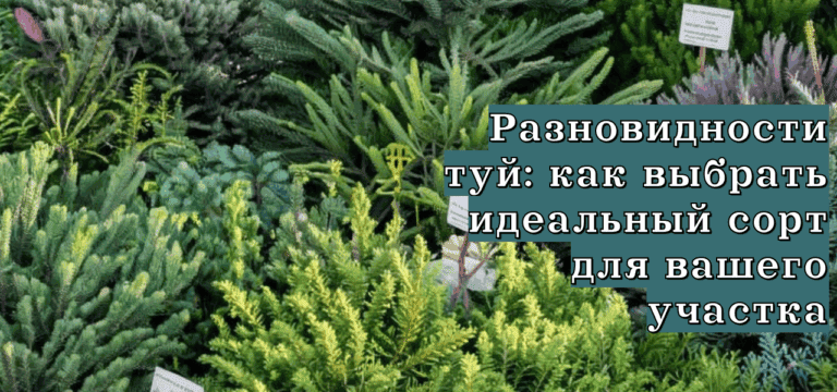 Подробнее о статье Разновидности туй: как выбрать идеальный сорт для вашего участка